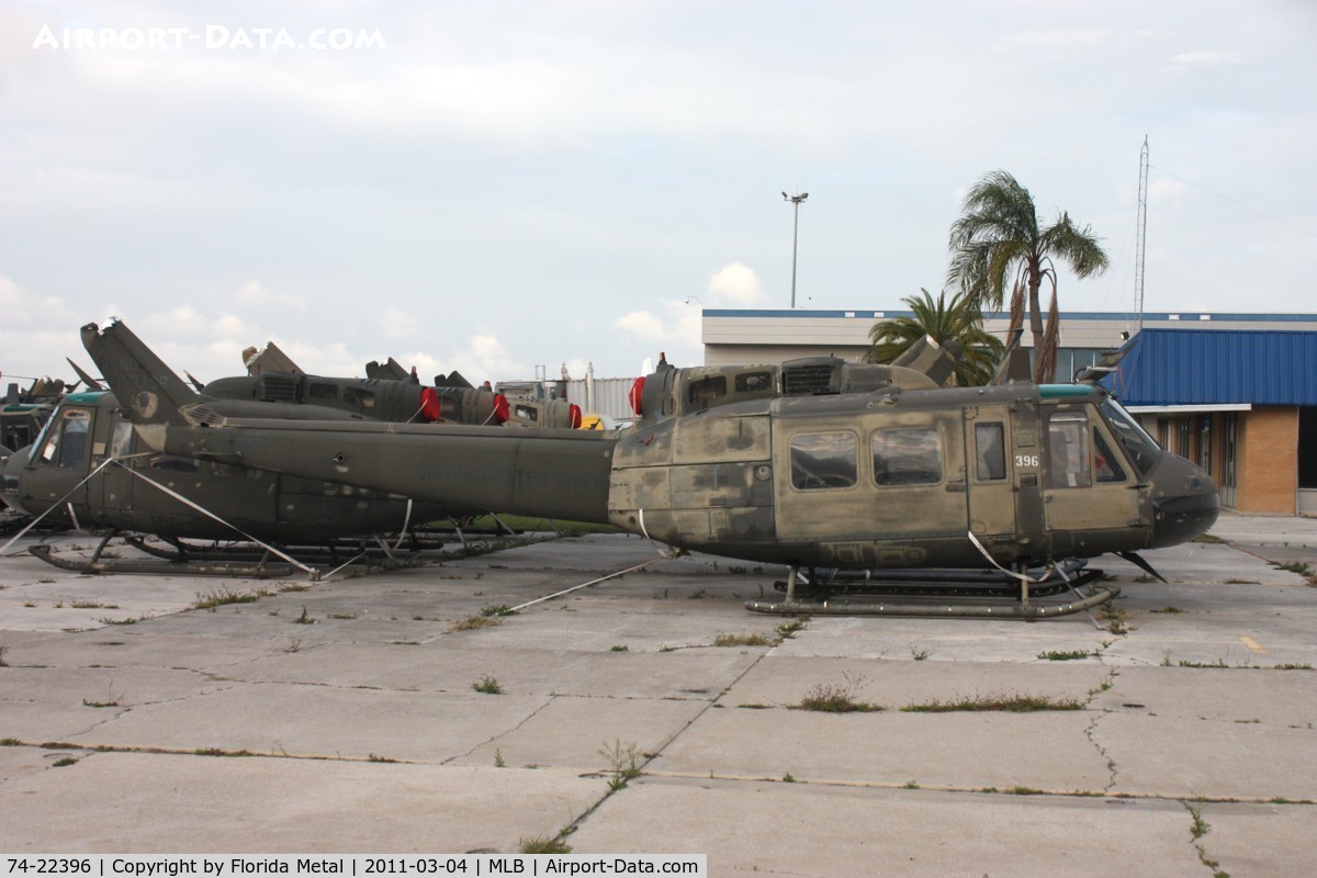 74-22396, 1974 Bell UH-1H Iroquois C/N 13720, Huey in storage