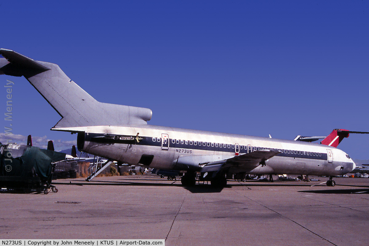 N273US, 1969 Boeing 727-251 C/N 20295, final days for this 727 - Nov. 1997