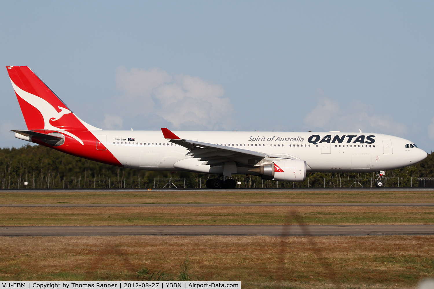 VH-EBM, 2009 Airbus A330-202 C/N 1061, Qantas Airbus A330