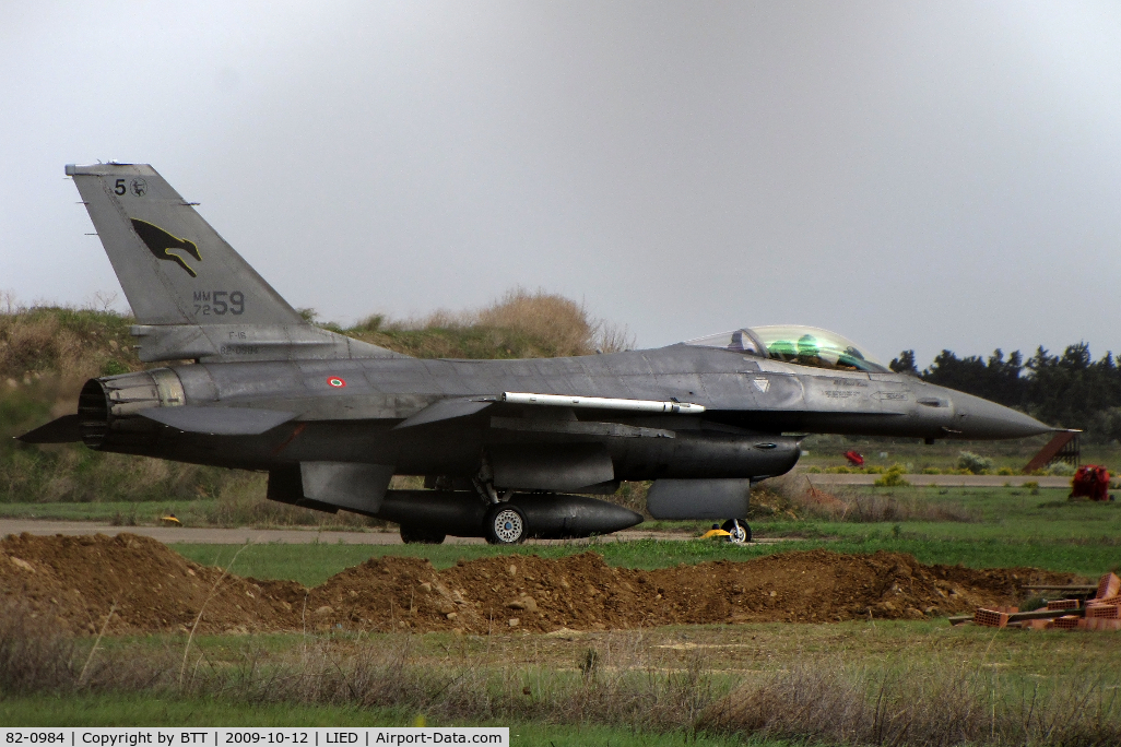 82-0984, General Dynamics F-16A-15CF/ADF Fighting Falcon C/N M22-24/61-577, Italian AF contract Peace Caesar
M22-24 MM7259 since 2003