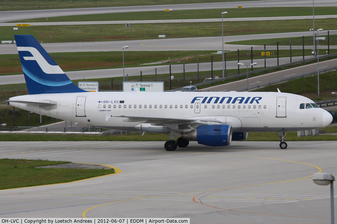 OH-LVC, 2000 Airbus A319-112 C/N 1309, Finnair