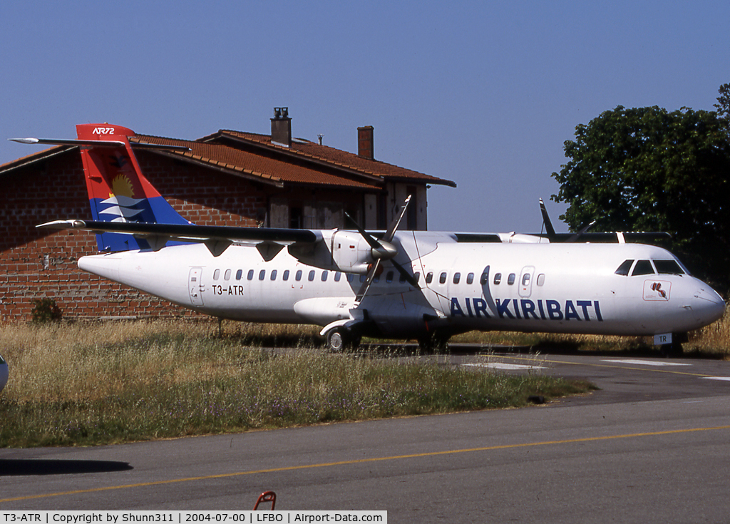 T3-ATR, 1995 ATR 72-202 C/N 456, Stored after returning to lessor