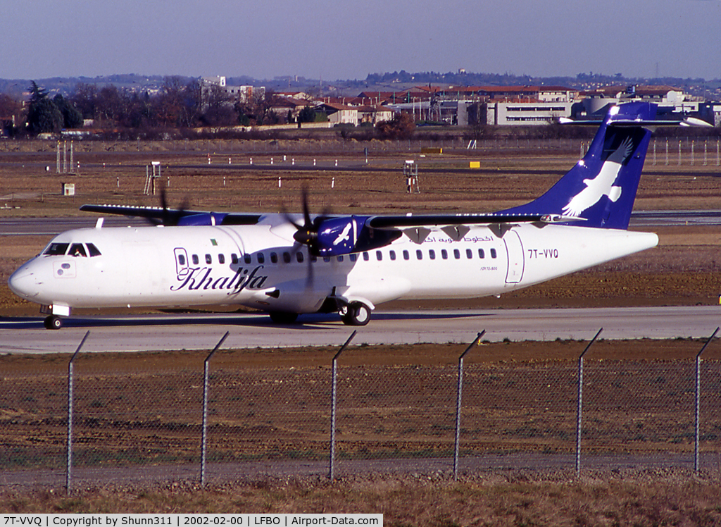 7T-VVQ, 2001 ATR 72-212A C/N 676, Delivery day...