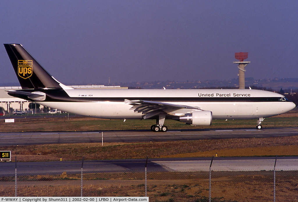 F-WWAY, 2002 Airbus A300F4-622R C/N 0824, C/n 0824 - To be N141UP
