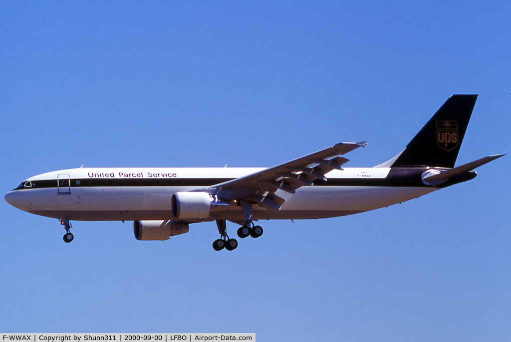 F-WWAX, 2000 Airbus A300F4-622R C/N 0807, C/n 807 - To be N122UP