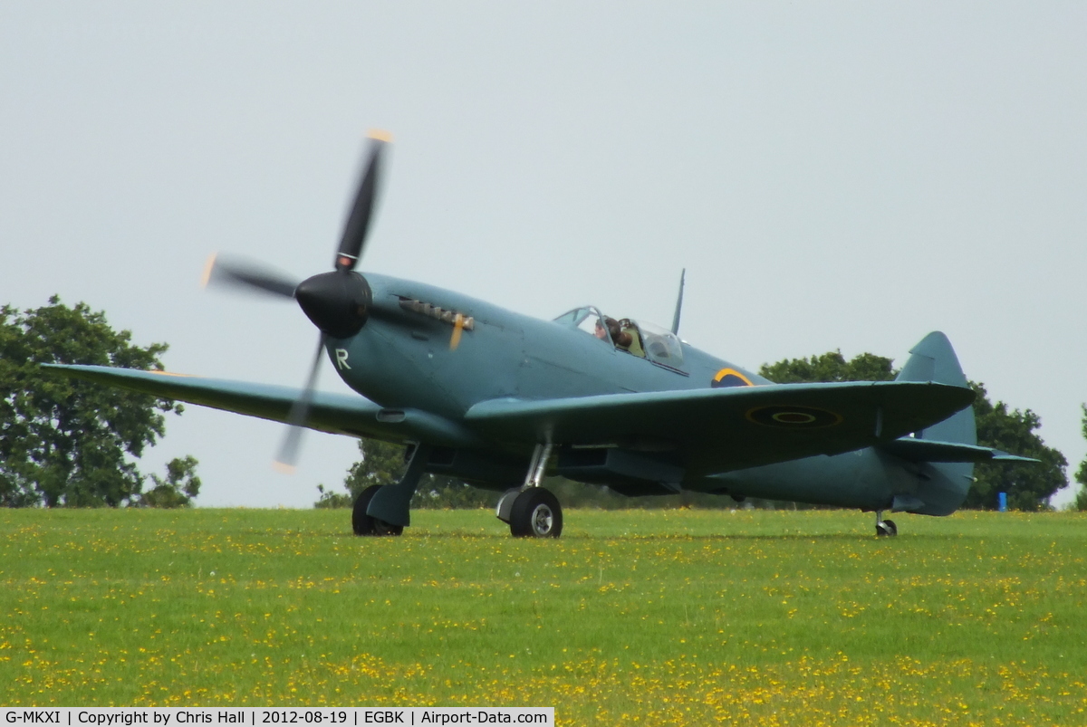 G-MKXI, 1944 Supermarine 365 Spitfire PR.XI C/N 6S/504719, at the 2012 Sywell Airshow