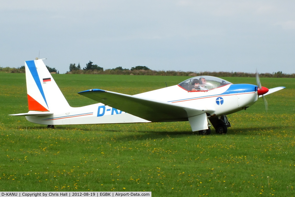 D-KANU, Schleicher ASK-16 C/N 16023, at the 2012 Sywell Airshow