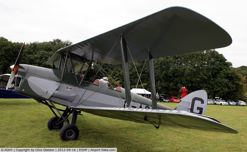G-AGHY, 1939 De Havilland DH-82A Tiger Moth II C/N 82292, Ex: N9181 > G-AGHY - In private hands from March 1999.