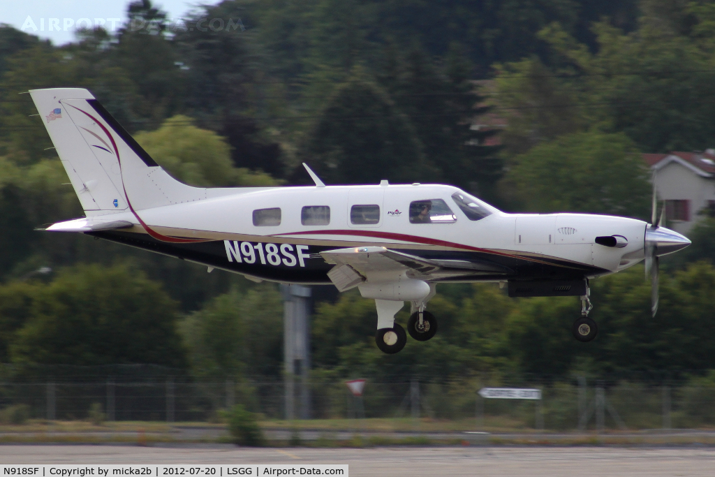 N918SF, 2004 Piper PA-46-500TP Malibu Meridian C/N 4697194, Landing