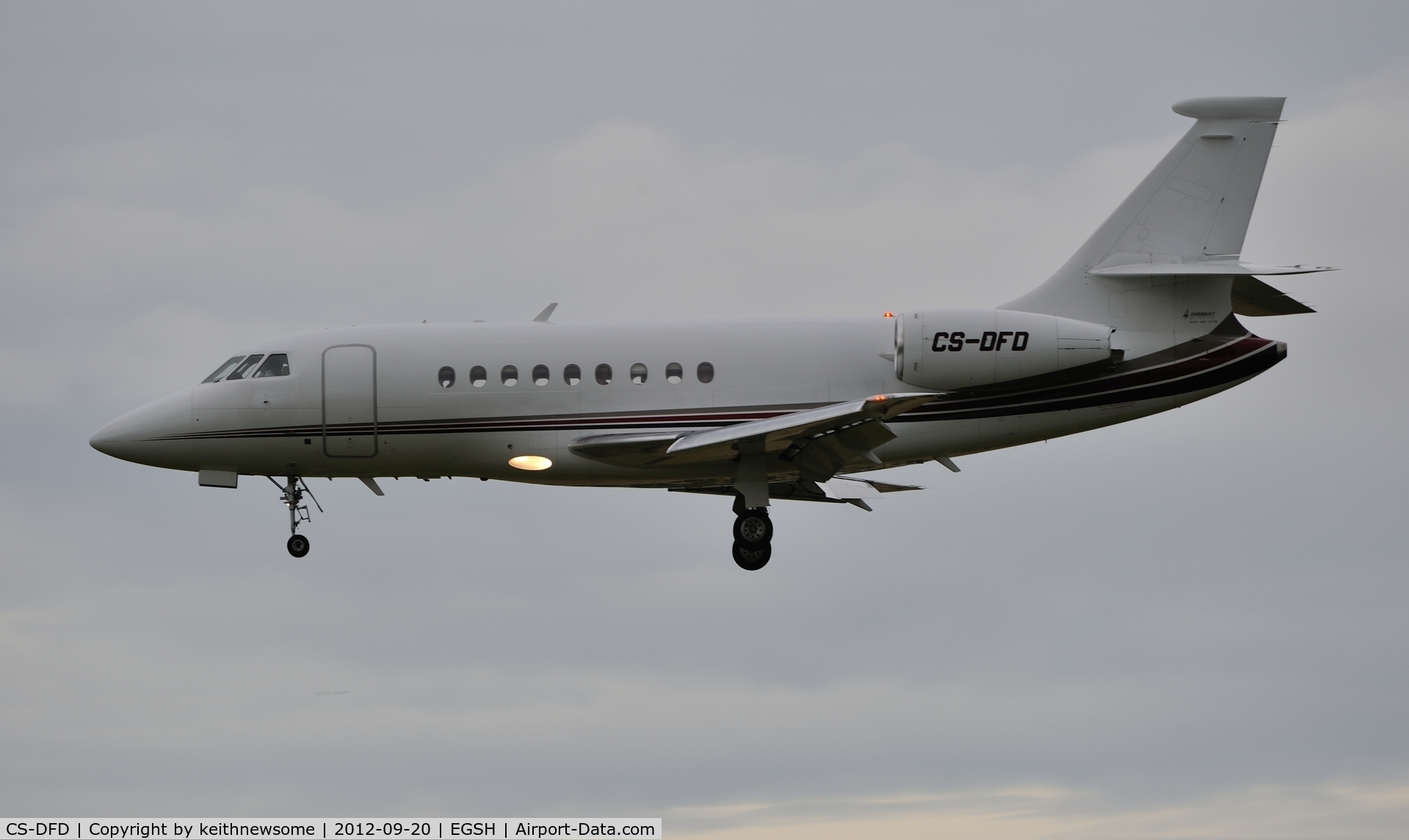 CS-DFD, 2001 Dassault Falcon 2000 C/N 174, One of the regular NetJets to visit.
