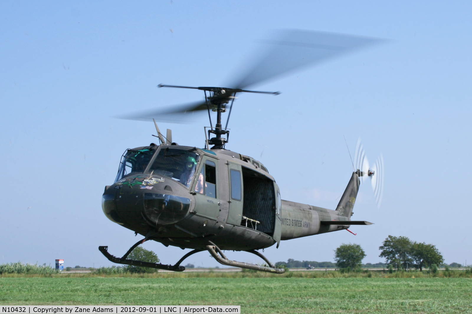 N10432, 1968 Bell UH-1H Iroquois C/N 10856 (68-16197), Landing at Lancaster Airport during Warbirds on Parade 2012