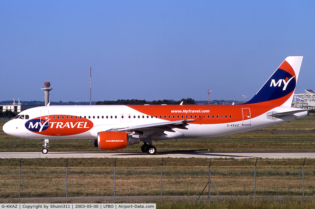 G-KKAZ, 2003 Airbus A320-214 C/N 2003, Delivery day...