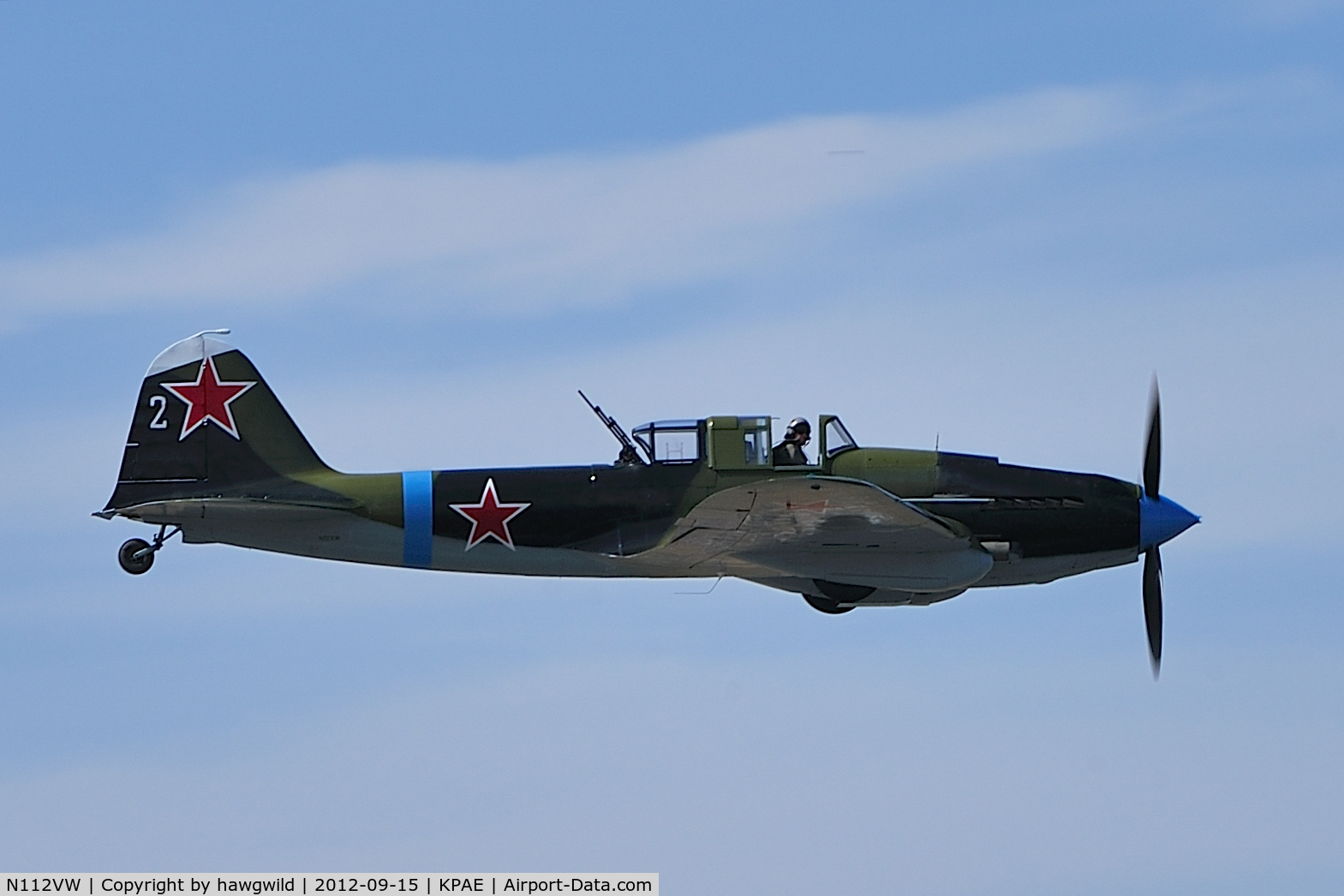 N112VW, Ilyushin Il-2M3 Shturmovik C/N 305401, Flying Heritage Collection's ILYUSHIN IL-2M3 Shturmovik (Ser#305401)