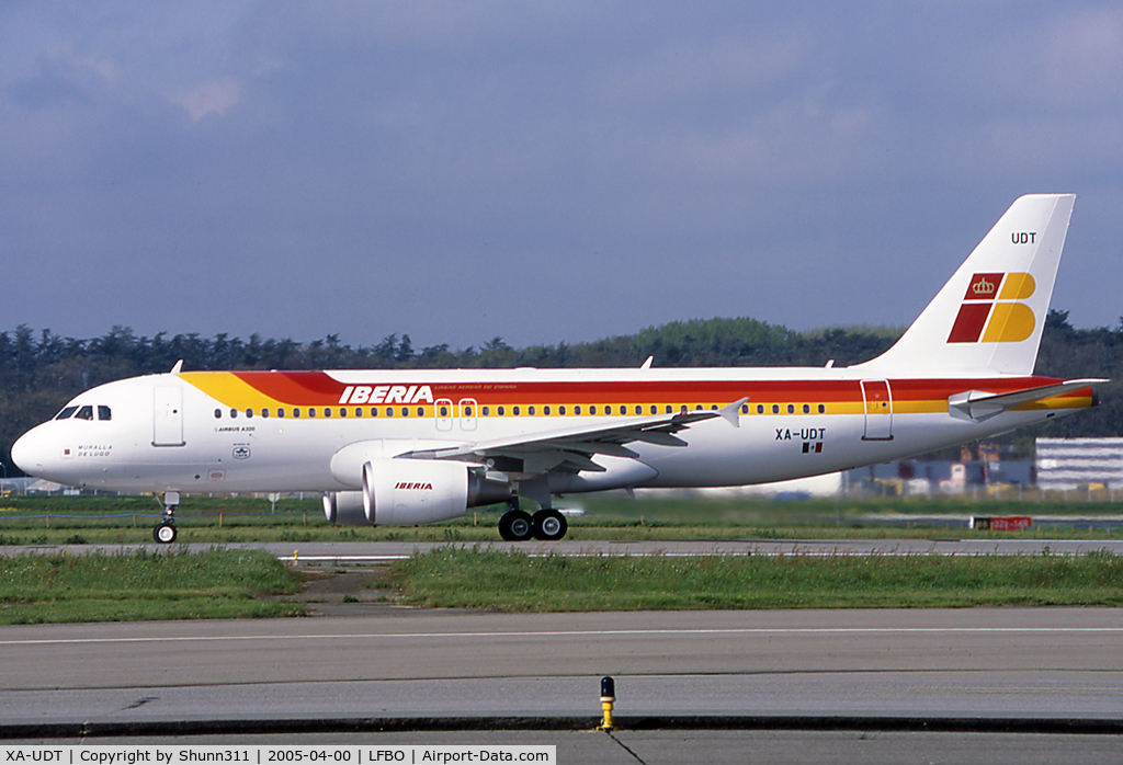 XA-UDT, 2004 Airbus A320-214 C/N 2347, Delivery day in Iberia c/s... Iberia ntu