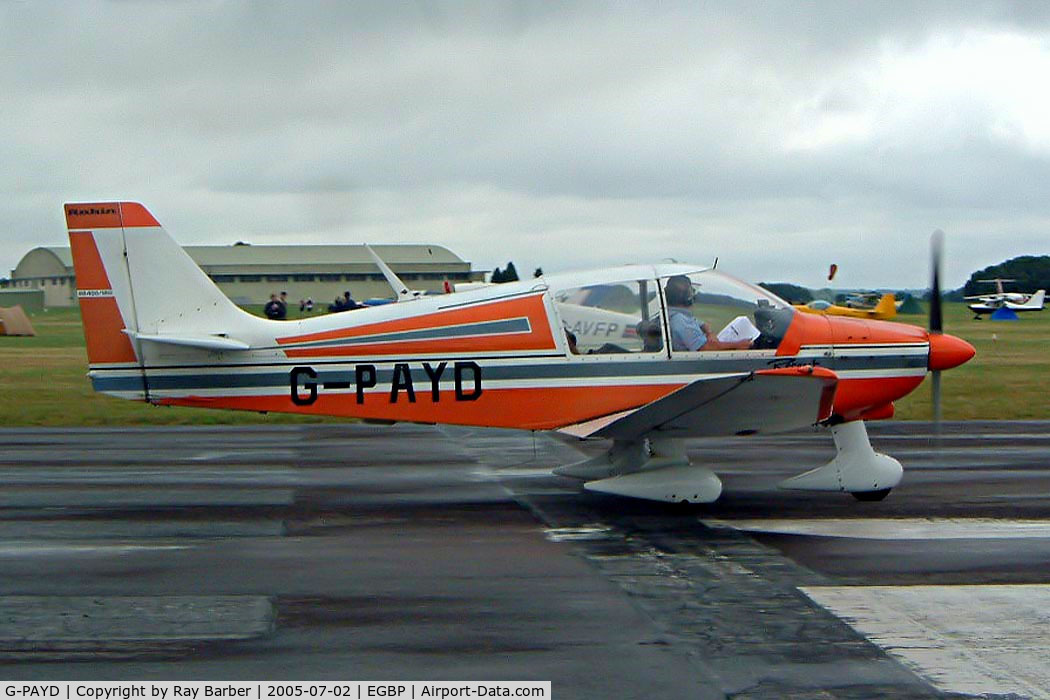 G-PAYD, 1973 Robin DR-400-180 Regent Regent C/N 847, Robin DR.400/180 Regent [847] Kemble~G 02/07/2005