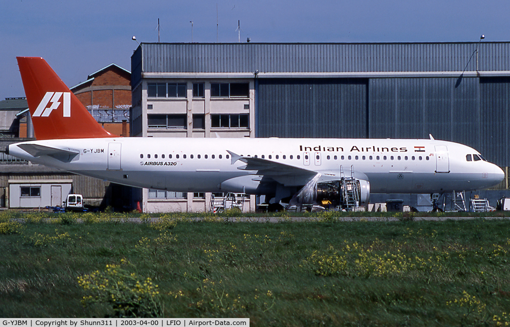 G-YJBM, 1992 Airbus A320-231 C/N 362, Parked in his new corporate c/s and after major overhaul...