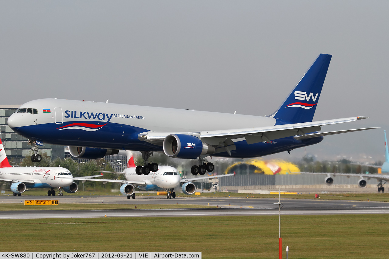 4K-SW880, 2012 Boeing 767-32LF C/N 41069, Silk Way West Cargo