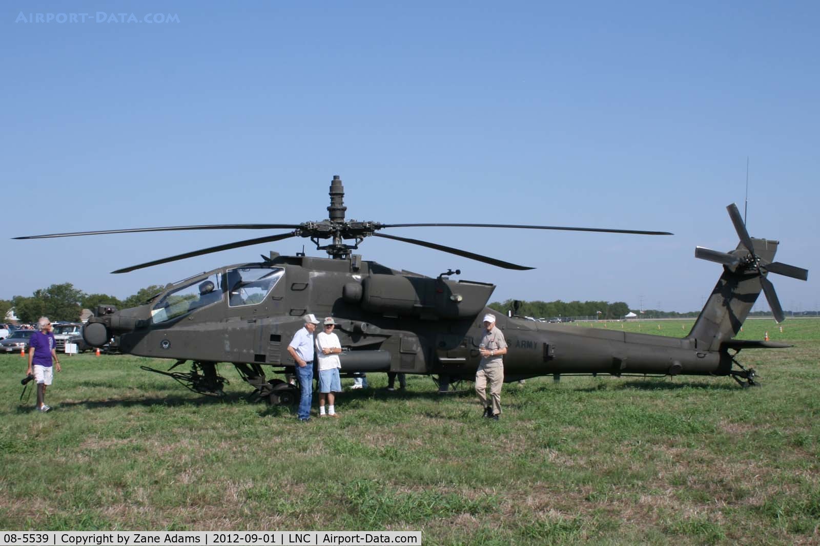 08-5539, 2008 Boeing AH-64D Longbow Apache C/N PVD539, On the ramp during Warbirds on Parade 2012 at Lancaster Airport