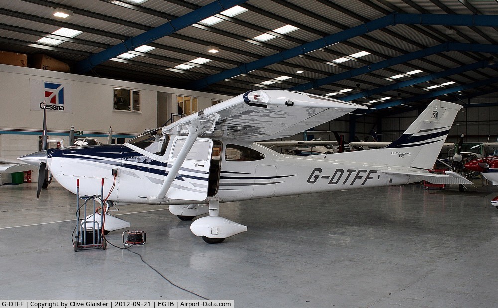 G-DTFF, 2005 Cessna T182T Turbo Skylane C/N T18208474, Ex: N2196K > G-DTFF - Originally owned to, Rajair Ltd in October 2006 and currently with, Ridgway Aviation Ltd since December 2010.