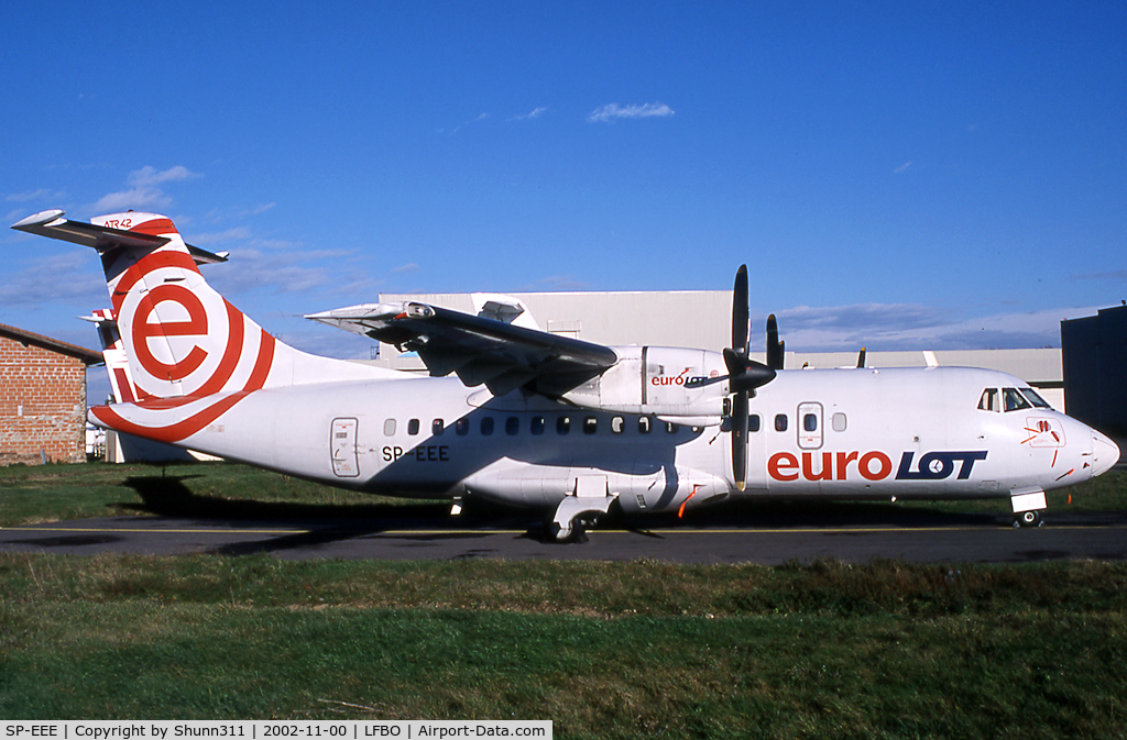 SP-EEE, 1986 ATR 42-312 C/N 024, Parked