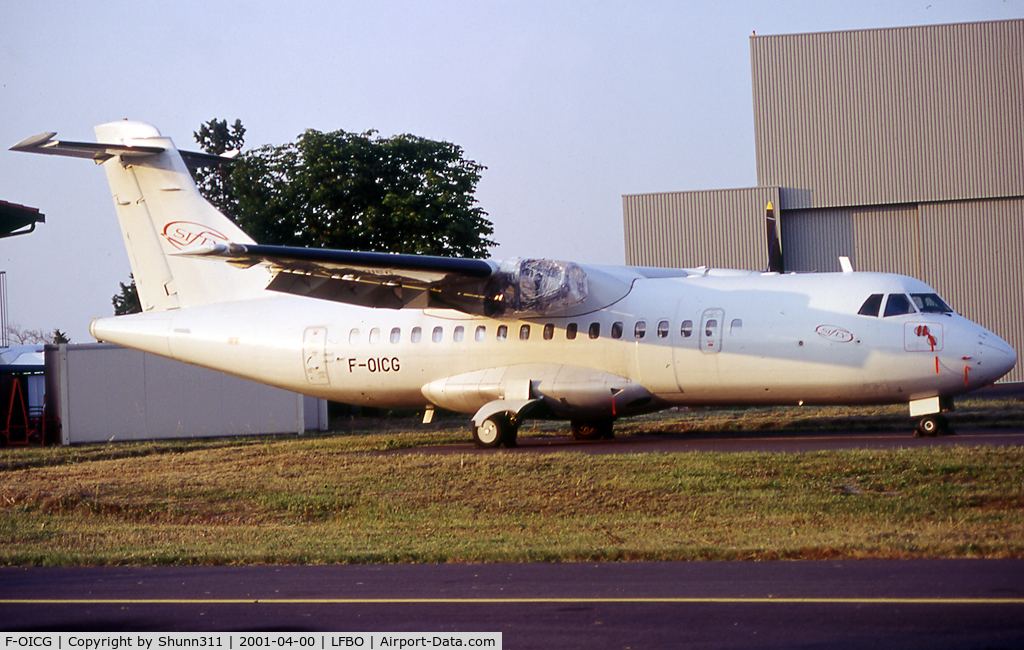 F-OICG, 1985 ATR 42-320 C/N 003, Parked and stored after company bankrupt...
