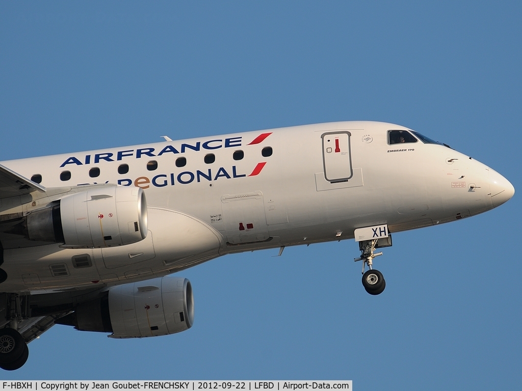 F-HBXH, 2010 Embraer 170ST (ERJ-170-100ST) C/N 17000307, AF3127 from BARCELONE