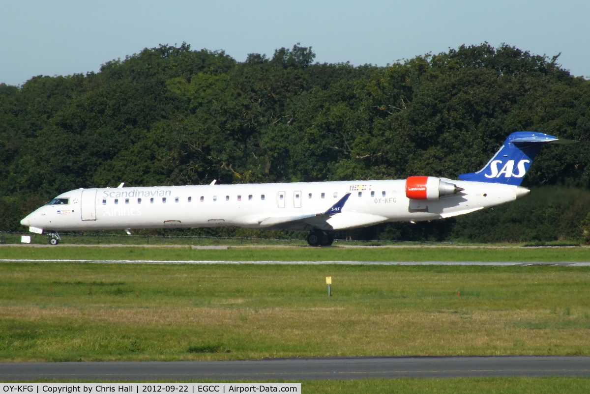 OY-KFG, 2009 Bombardier CRJ-900ER (CL-600-2D24) C/N 15237, SAS Scandinavian