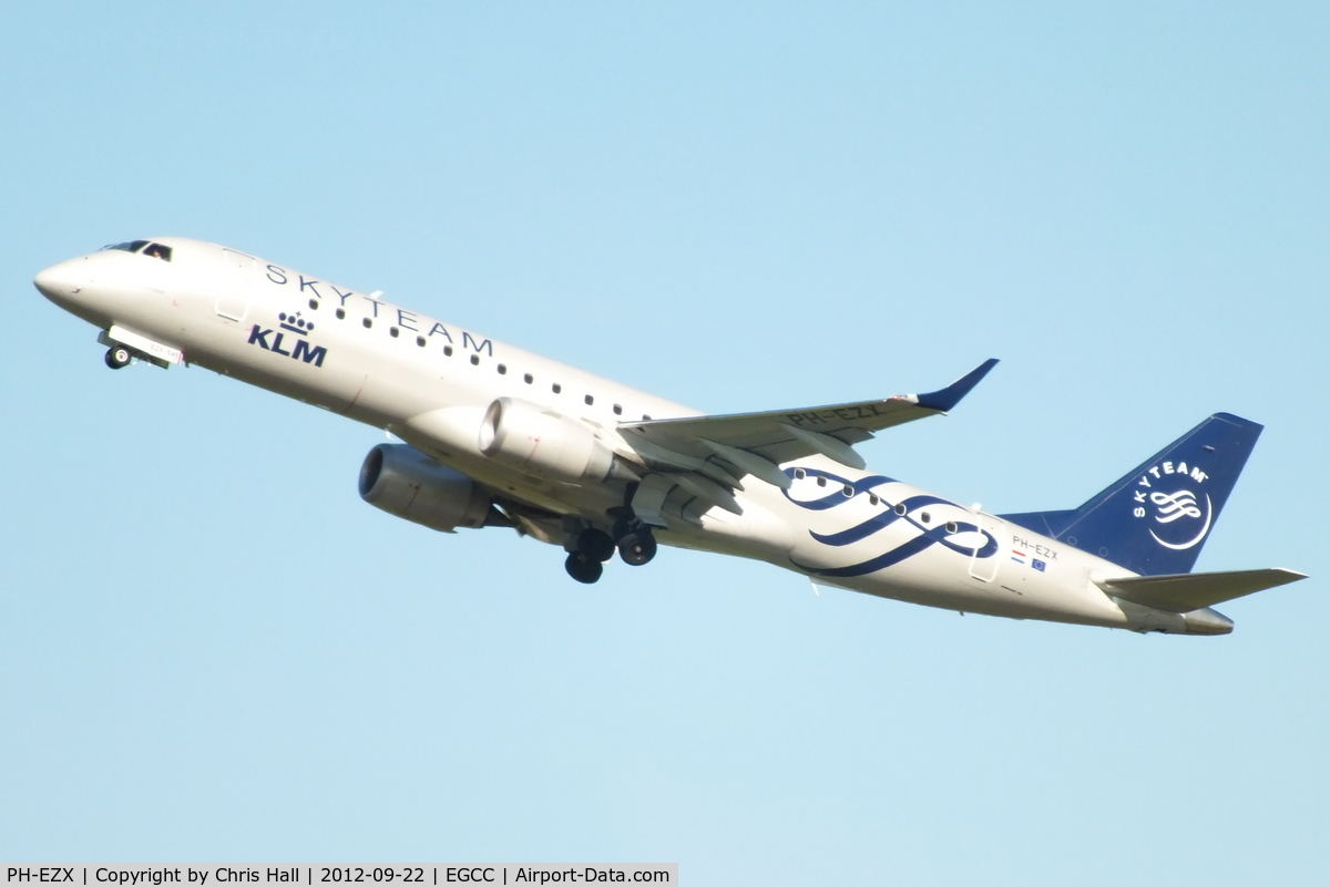 PH-EZX, 2012 Embraer 190LR (ERJ-190-100LR) C/N 19000545, KLM Cityhopper in Skyteam livery