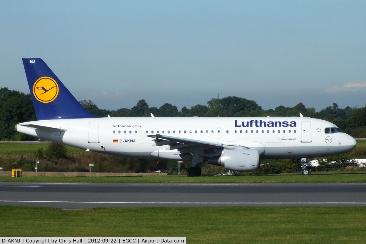 D-AKNJ, 2000 Airbus A319-112 C/N 1172, Lufthansa