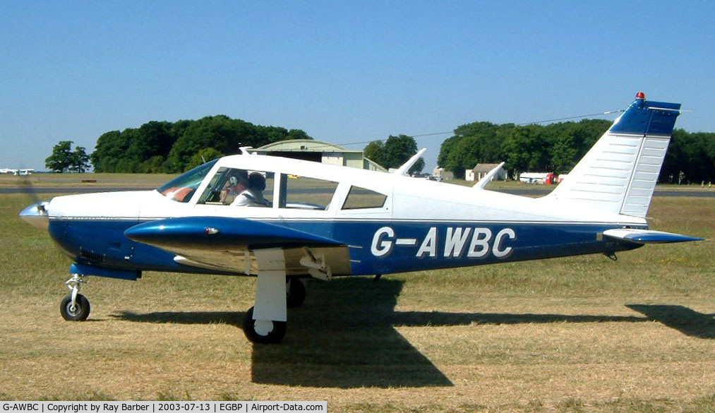 G-AWBC, 1968 Piper PA-28R-180 Cherokee Arrow C/N 28R-30572, Piper PA-28R-180 Cherokee Arrow [28R-30572] Kemble~G 13/07/2003