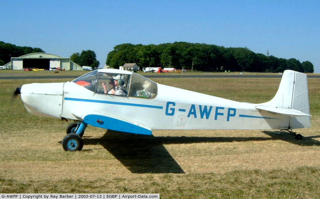 G-AWFP, 1968 Rollason Druine D-62B Condor C/N RAE/631, Rollason D.62B Condor [RAE631] Kemble~G 13/07/2003