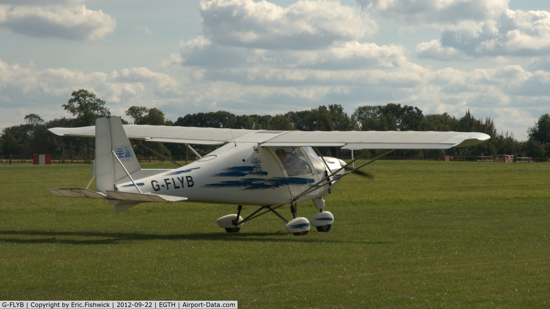 G-FLYB, 2003 Comco Ikarus C42 FB100 C/N 0309-6572, 2. G-FLYB at Shuttleworth Uncovered - Air Show, Sept. 2012.