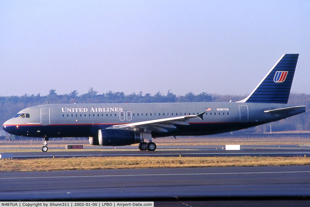 N487UA, 2002 Airbus A320-232 C/N 1669, Delivery day...