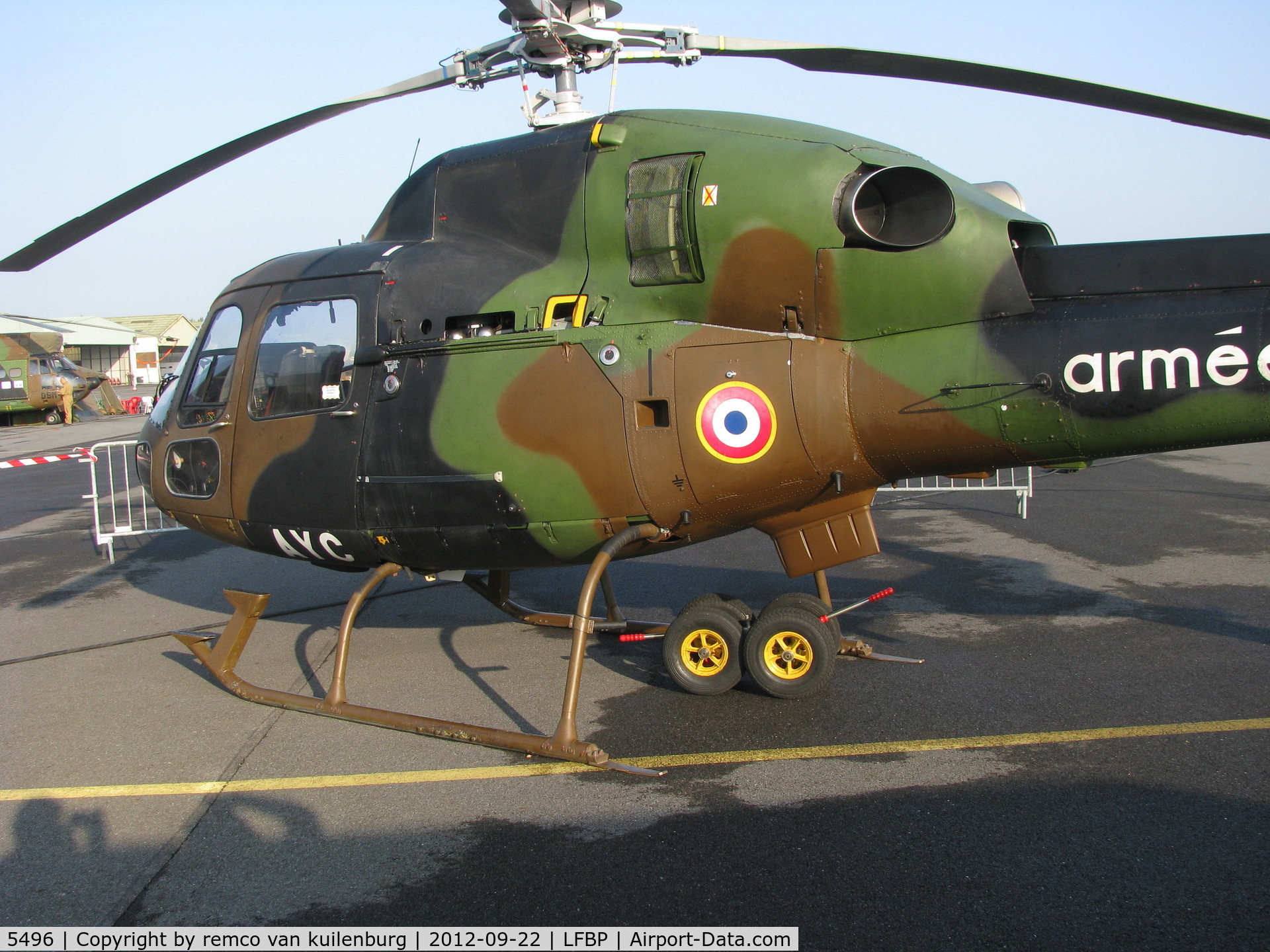 5496, 1992 Eurocopter AS-555UN Fennec C/N 5496, 5e RHC ouvre ses portes 22+23 Septembre 2012. Static