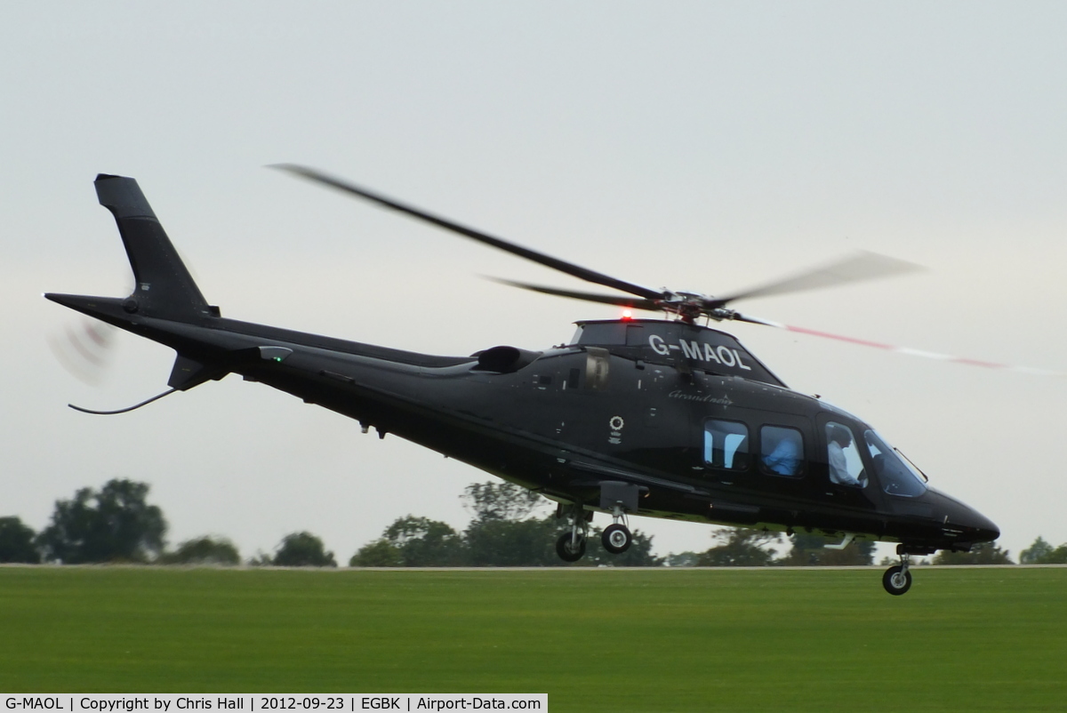 G-MAOL, 2012 AgustaWestland AW-109SP Grand New C/N 22271, at Sywell Aerodrome