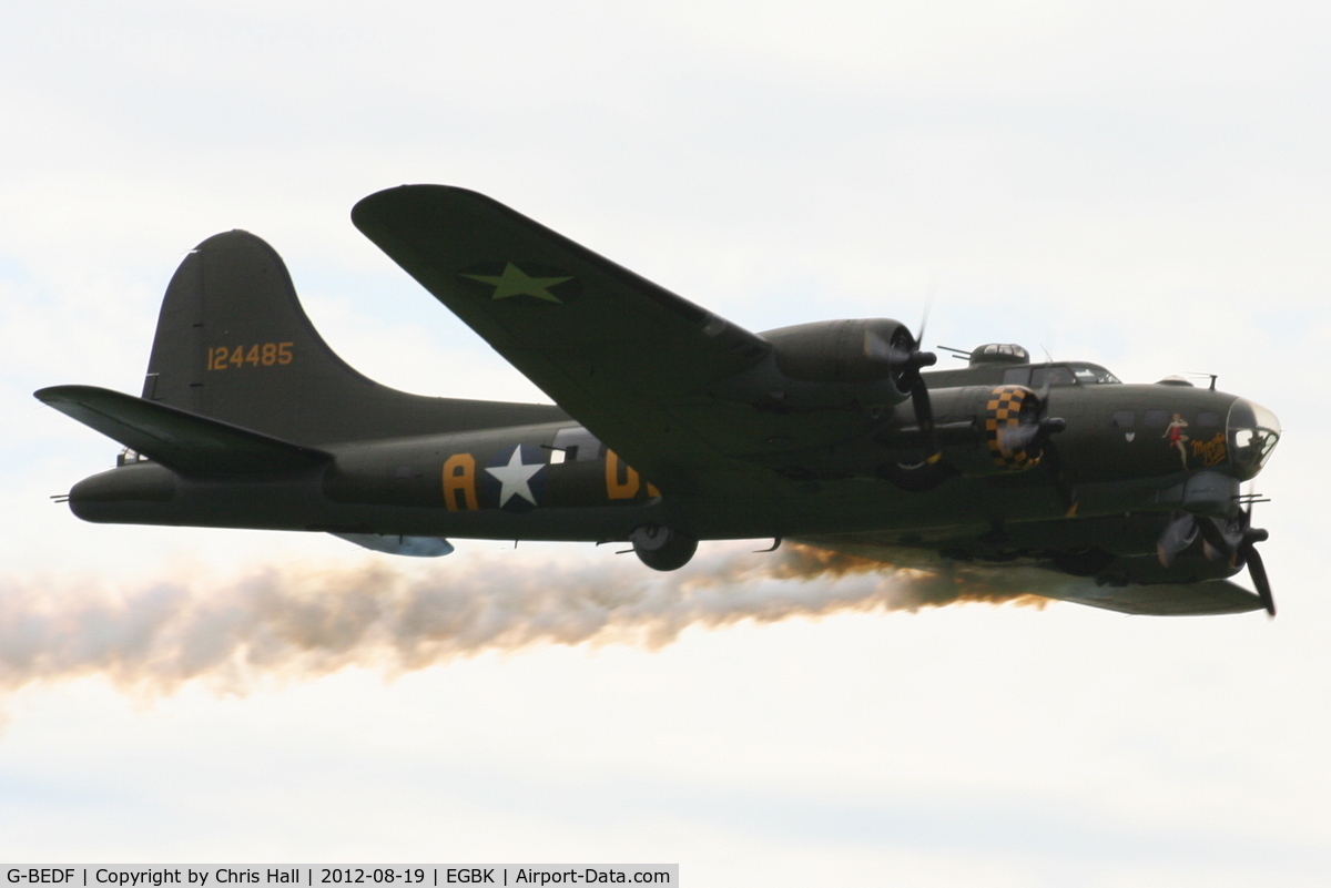 G-BEDF, 1944 Boeing B-17G Flying Fortress C/N 8693, at the 2012 Sywell Airshow