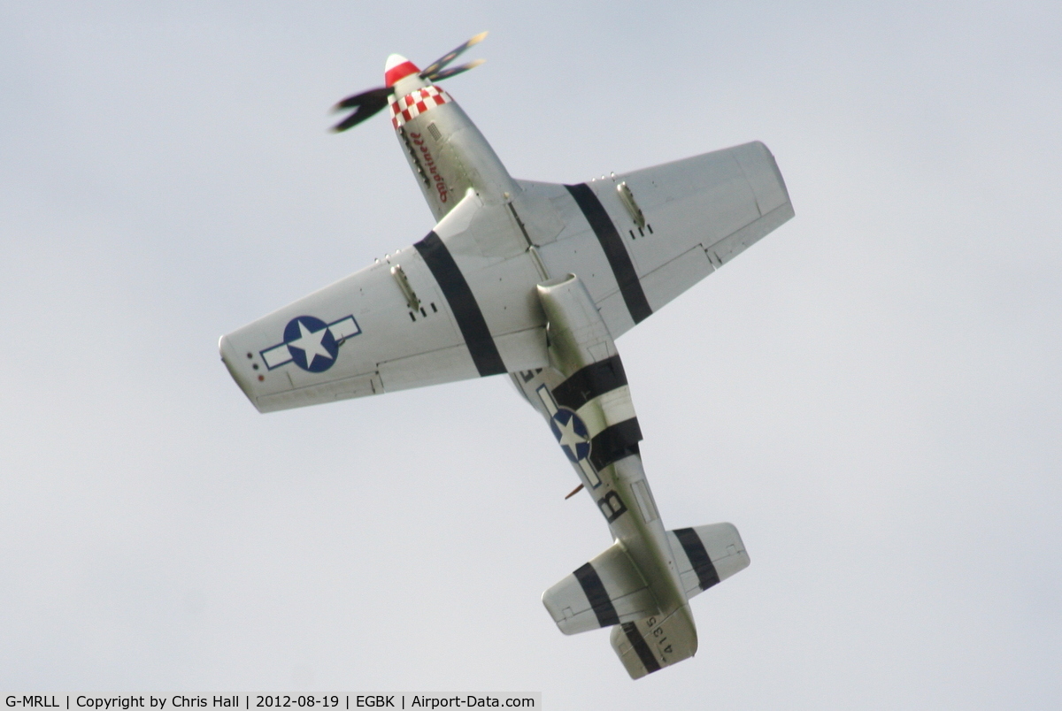G-MRLL, 1943 North American P-51D Mustang C/N 109-27154, at the 2012 Sywell Airshow