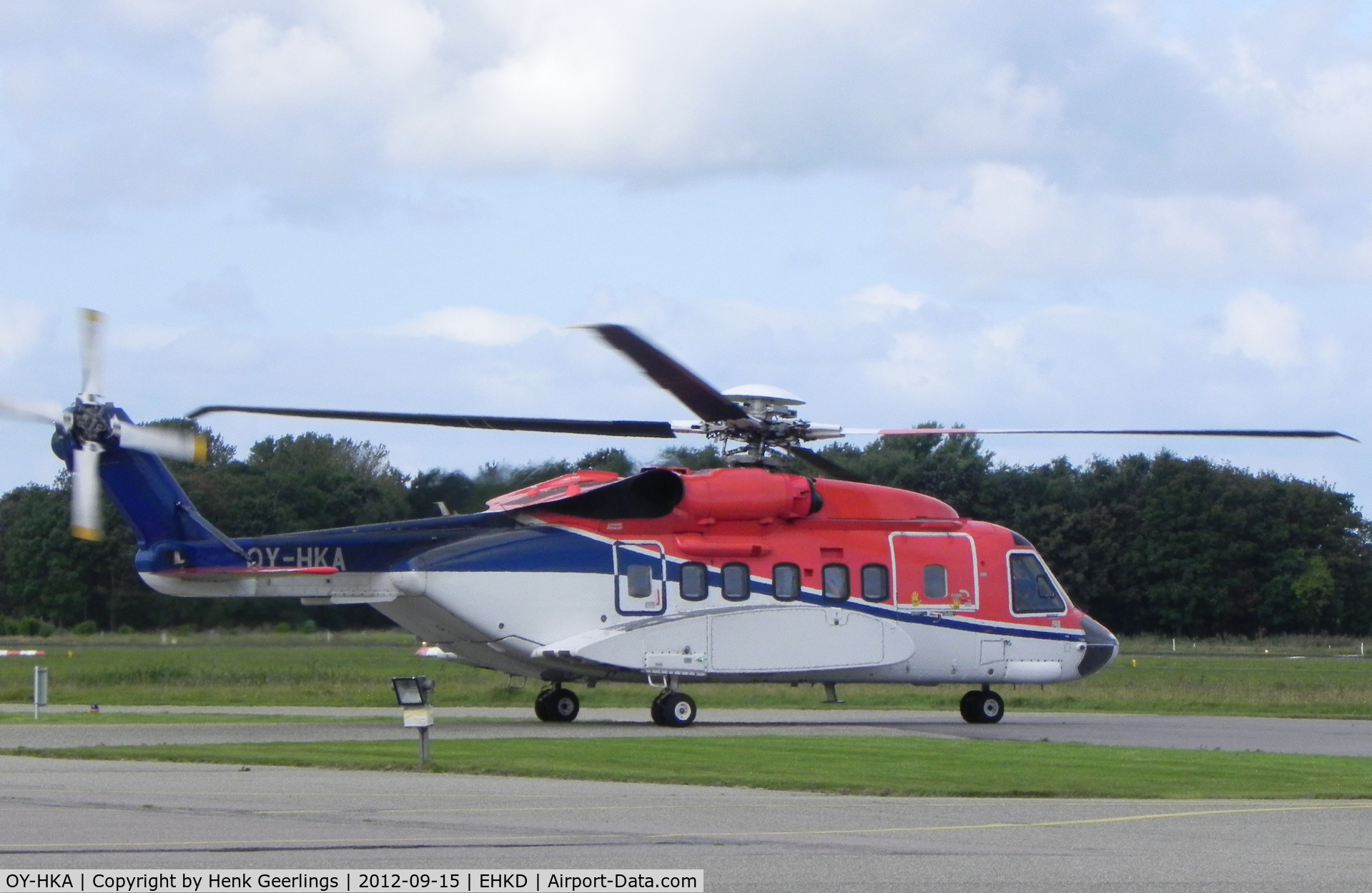 OY-HKA, 2006 Sikorsky S-92A C/N 920046, Heldair Air Show , 15 Sep 2012  at Den Helder Airport 

CHC Denmark