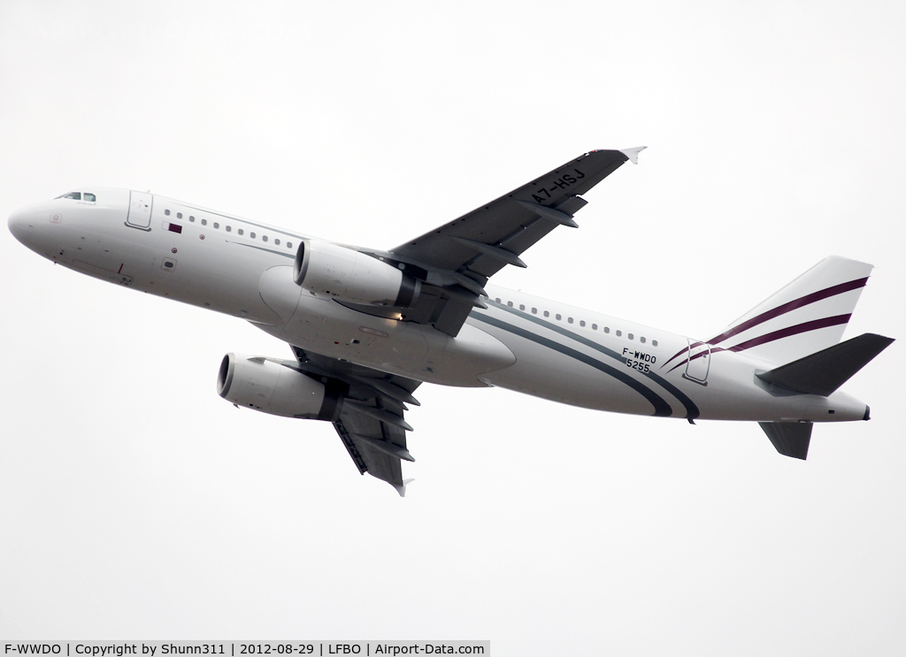 F-WWDO, 2012 Airbus A320-214(CJ) Prestige C/N 5255, C/n 5255 - For Qatar Amiri Flight as A7-HSJ