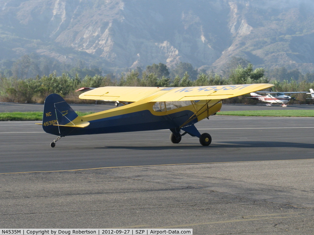 N4535M, 1947 Piper PA-11 Cub Special C/N 11-39, 1947 Piper PA-11 CUB SPECIAL, Continental A&C65 65 Hp, taxi