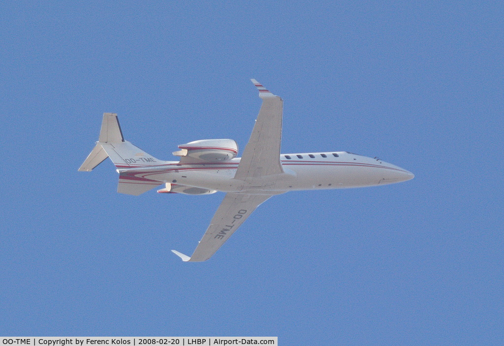OO-TME, 2002 Learjet 60 C/N 60-255, Ferihegy