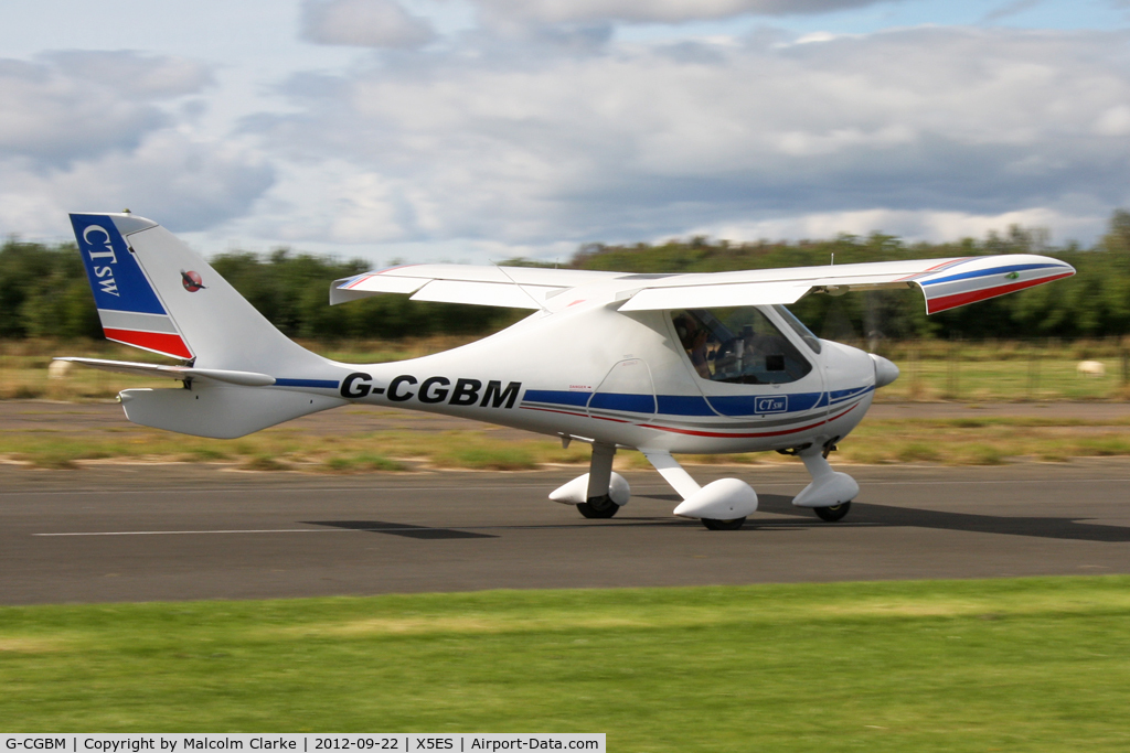 G-CGBM, 2009 Flight Design CTSW C/N 8484, Flight Design CTSW, Great North Fly-In, Eshott Airfield UK, September 2012.