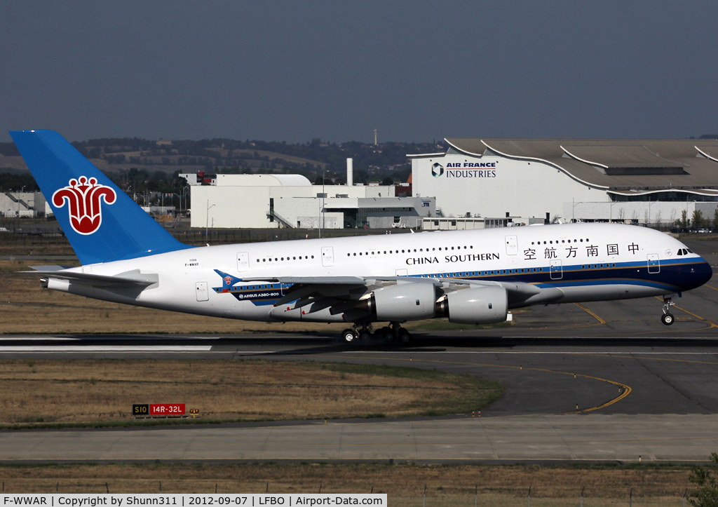 F-WWAR, 2012 Airbus A380-841 C/N 088, C/n 0088 - To be B-6139