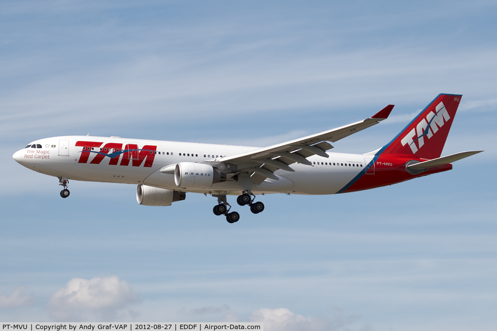 PT-MVU, 2011 Airbus A330-223 C/N 1213, TAM A330-200