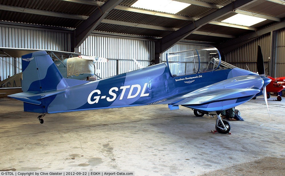 G-STDL, 2007 Phillips Pjc ST2 C/N PFA 207-12674, Ex: G-DPST > G-STDL - Originally owned into private hands in May 1996 as G-DSPT and originally owned to and currently with, Speedtwin Developments Ltd since June 2006 as G-STDL.