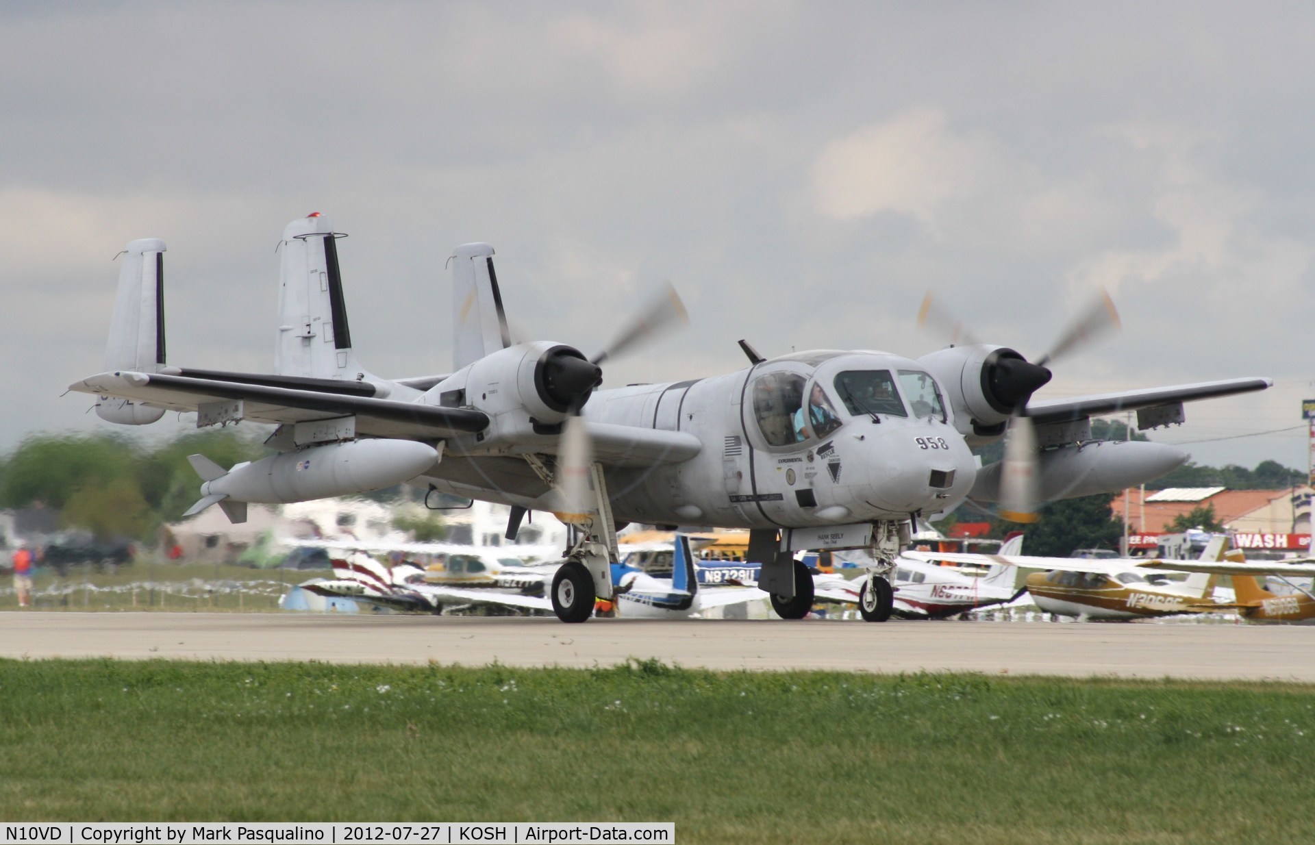 N10VD, 1968 Grumman OV-1D Mohawk C/N 162C, Grumman OV-1