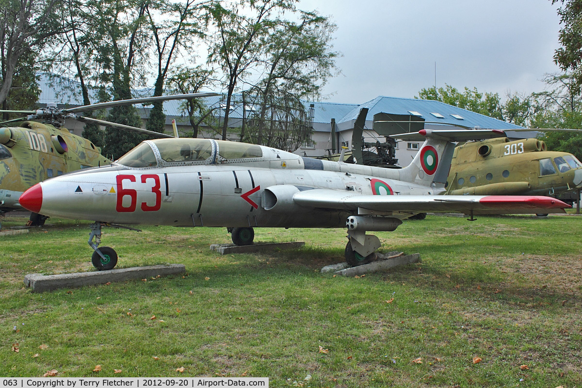 063, Aero L-39 Albatros C/N 892941, Exhibited at Military Museum in Sofia