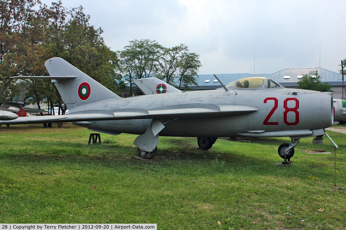 28, Mikoyan-Gurevich MiG-17F C/N Not found 28, Exhibited at Military Museum in Sofia