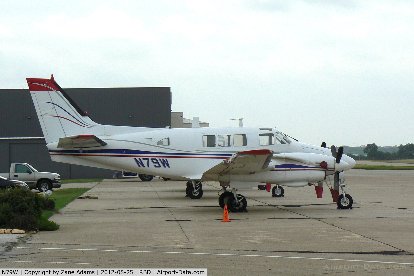 N79W, 1967 Beech 65-A90-1 C/N LM-77, Mosquito spraying aircraft in Dallas.