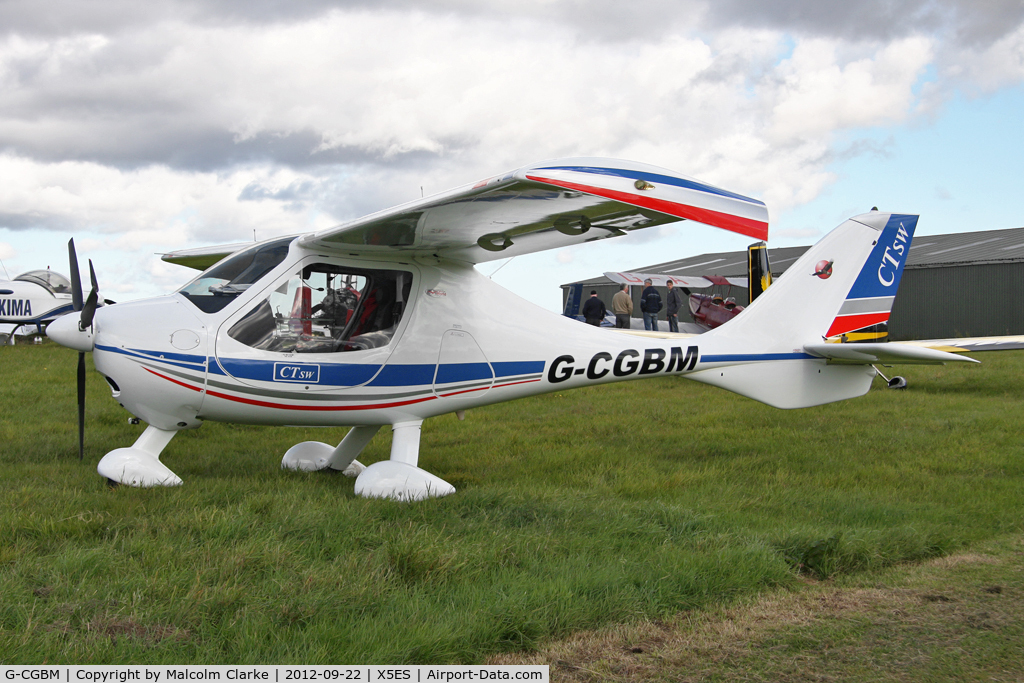 G-CGBM, 2009 Flight Design CTSW C/N 8484, Flight Design CTSW, Great North Fly-In, Eshott Airfield UK, September 2012.